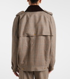 Blazé Milano Chausie checked virgin wool jacket