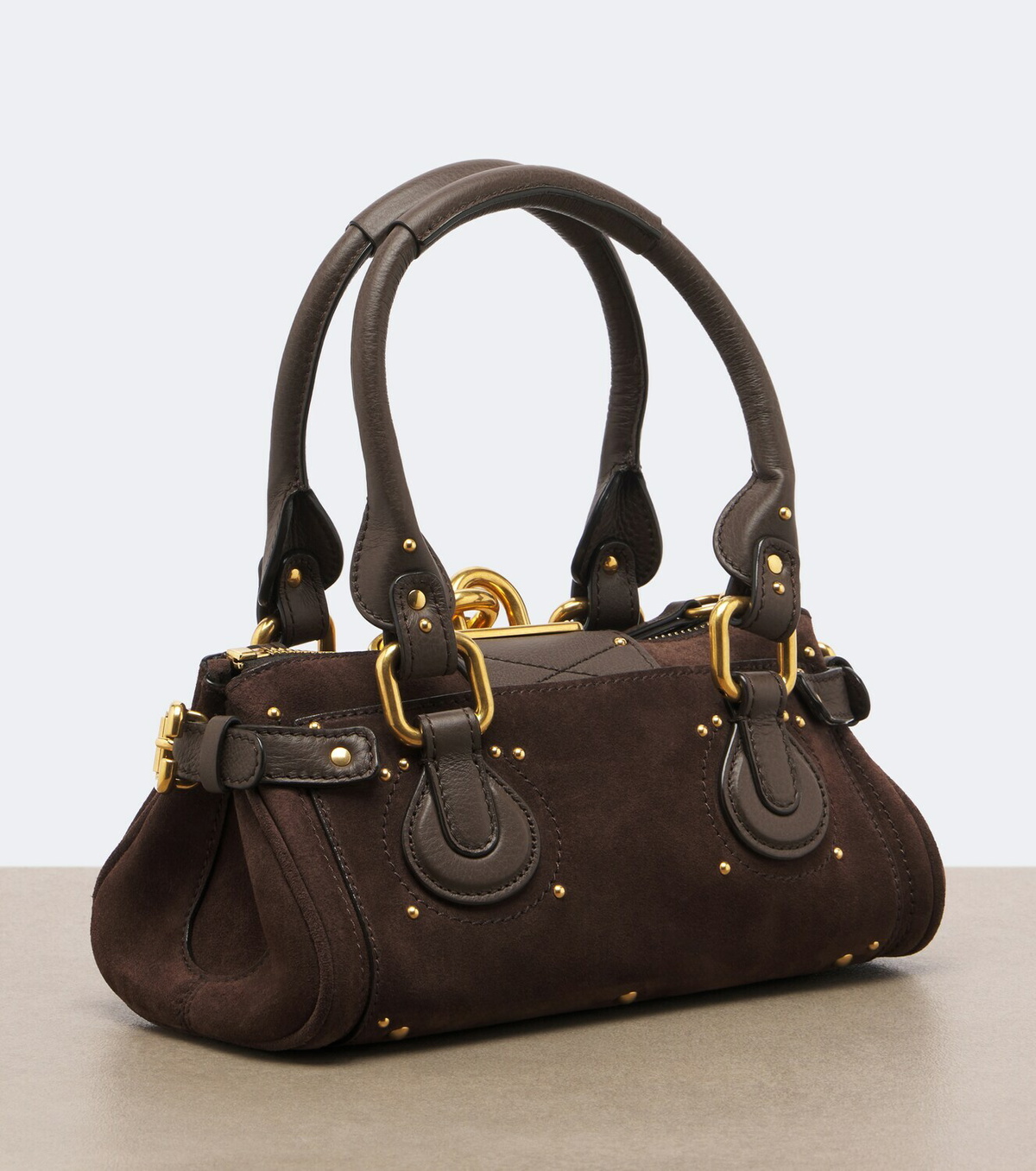 Chloé Paddington Small suede shoulder bag