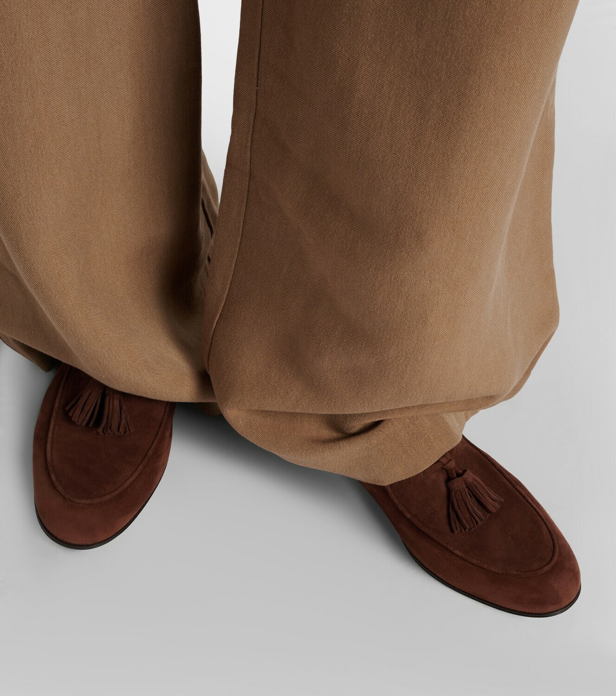 Gianvito Rossi Tasseled suede loafers