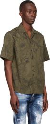 Dsquared2 Khaki Cotton Shirt