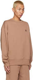 Acne Studios Brown Dropped Shoulders Sweatshirt