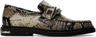 Toga Pulla Off-White & Black AJ1510 Loafers