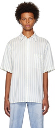 Bottega Veneta Off-White Striped Shirt