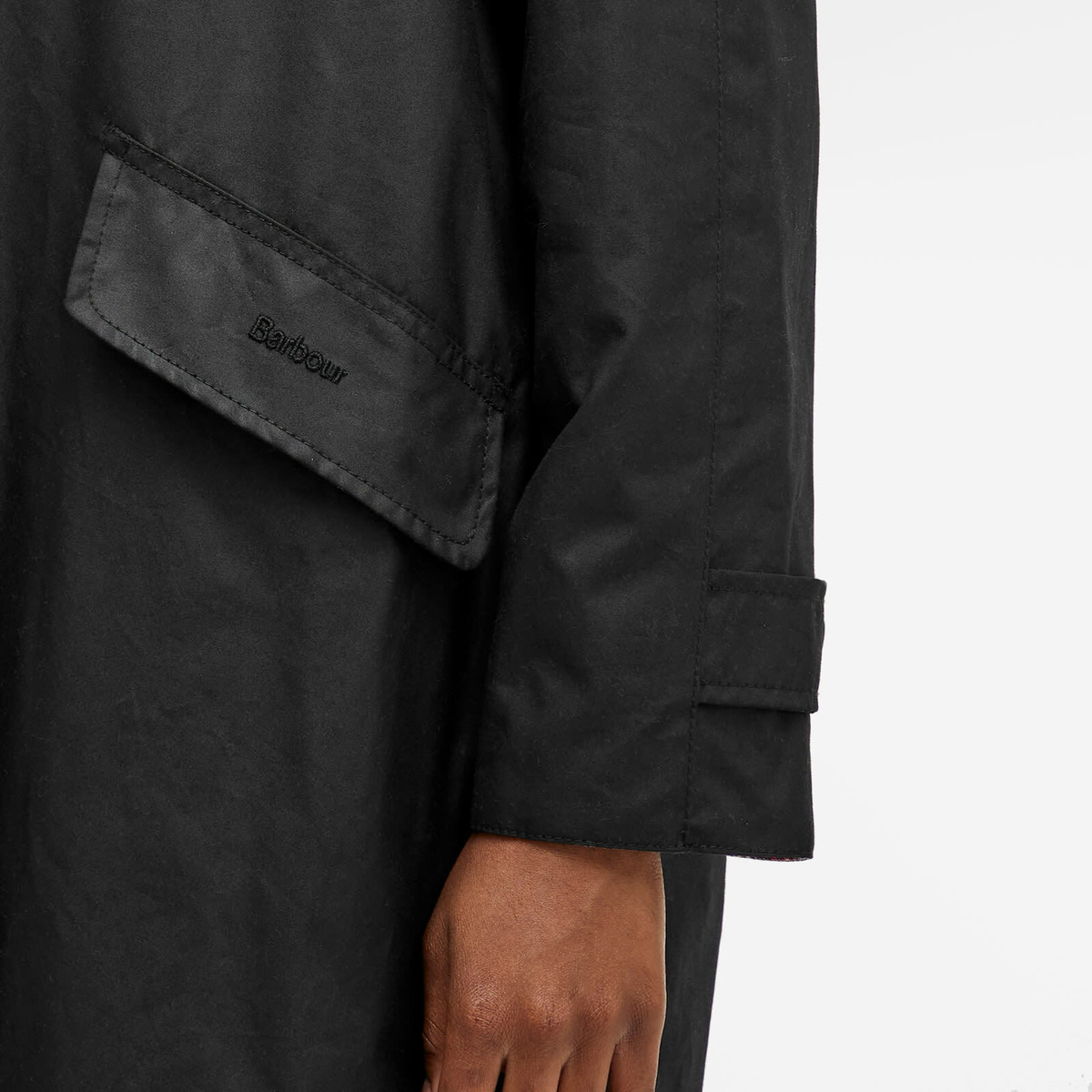 Barbour Women's x Alexa Chung Dorothy Long Wax Jacket in