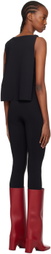 Coperni Black Cape Cutout Jumpsuit