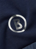Bogner - Logo-Print Shell and Stretch-Jersey Padded Jacket - Black