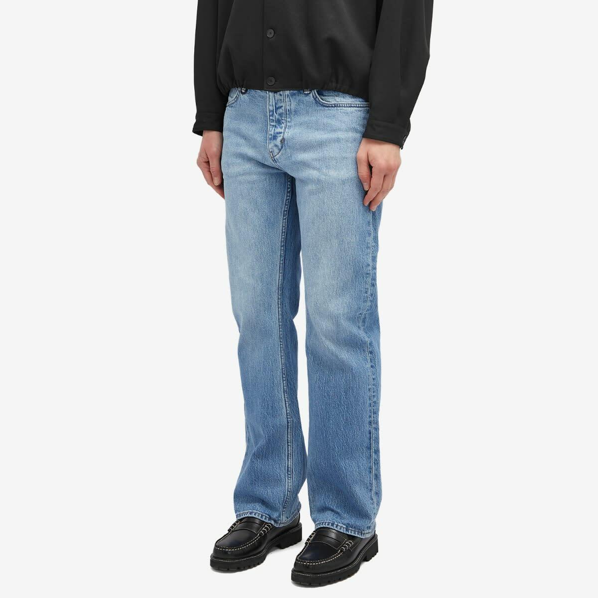 Neuw Denim Men's Julian Relaxed Fender Jeans in Mid Indigo