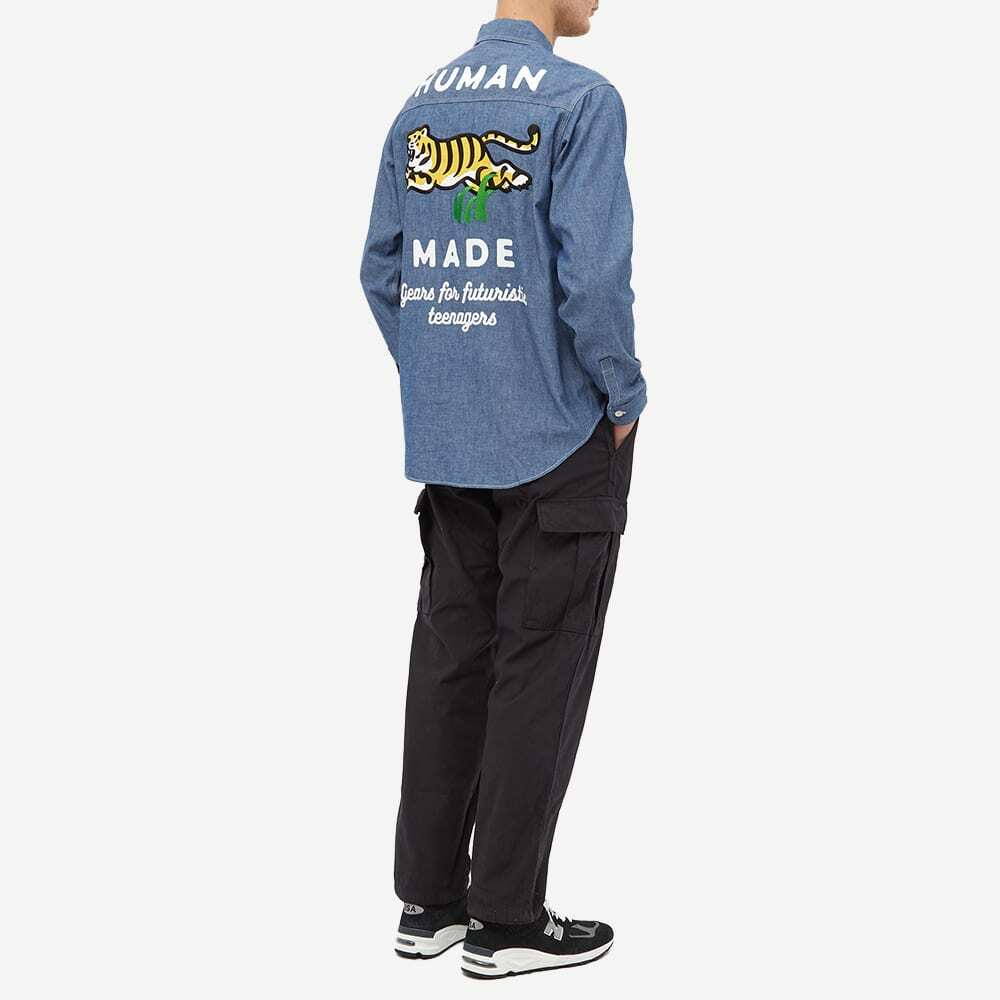 Human Made Men's Chambray Shirt in Blue Human Made