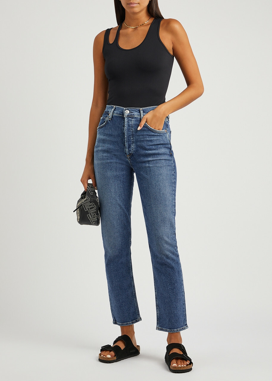 Citizens OF Humanity Charlotte Dark Blue Straight-leg Jeans