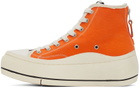 R13 Orange Kurt High-Top Sneakers