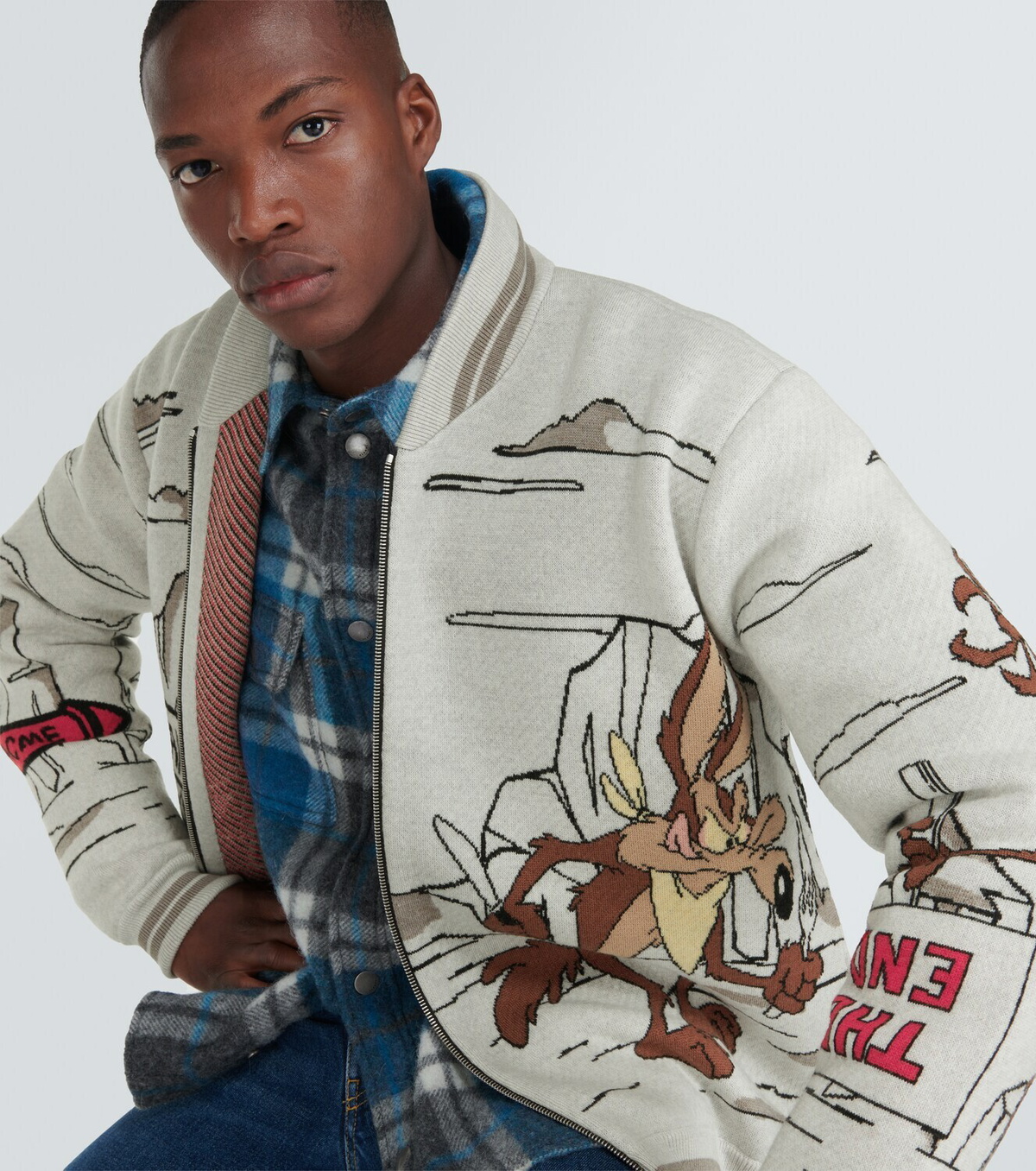Alanui x Looney Tunes Race To The South Pole jacket