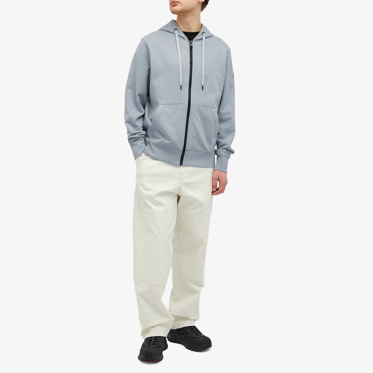 Canada Goose Men's Huron Full Zip Hoodie in Light Ozone Blue