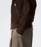 Arma Didier suede bomber jacket