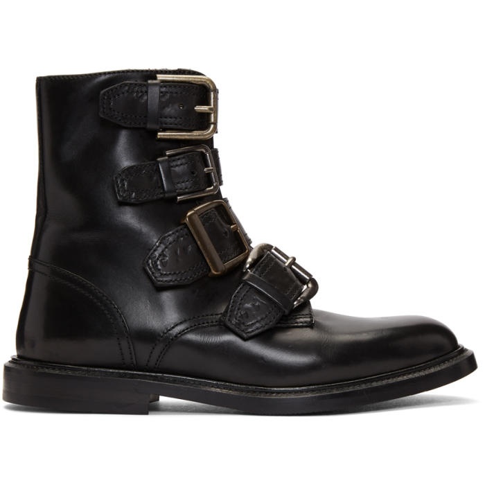 Photo: Dolce and Gabbana Black Michelangelo Boots