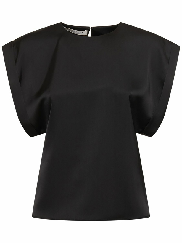 Photo: PHILOSOPHY DI LORENZO SERAFINI Satin Crewneck Top