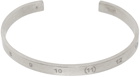Maison Margiela Silver Numerical Cuff Bracelet