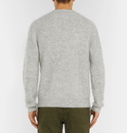 Beams Plus - Mélange Mohair-Blend Sweater - Men - Gray