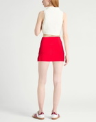 Norma Kamali Womens Mini skirt in Red