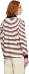 Dunst Multicolor Multi Stripe Collared Polo