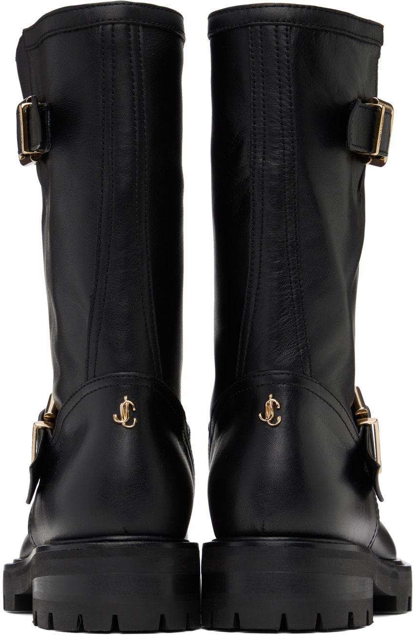 Jimmy Choo Black Biker II Boots Jimmy Choo