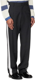 Stefan Cooke Gray Tuxedo Trousers