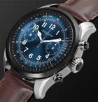 Montblanc - Summit 2 42mm Stainless Steel and Leather Smart Watch - Brown