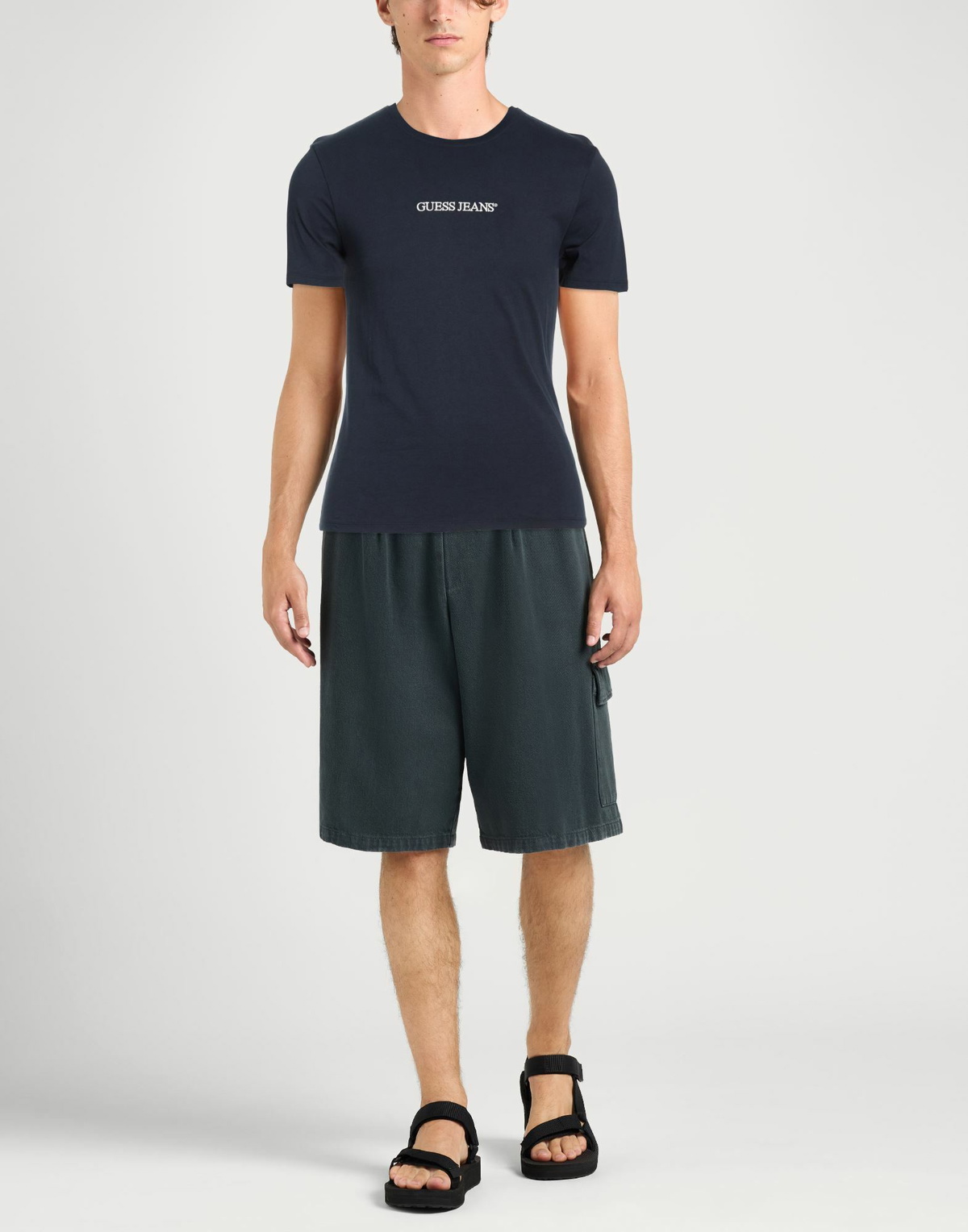 Guess Mens T-shirt Midnight in Blue