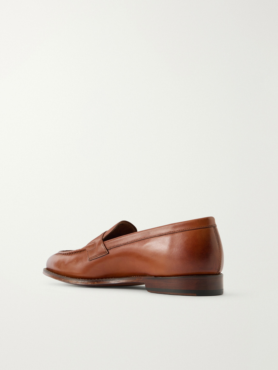 Grenson - Lloyd Leather Penny Loafers - Brown