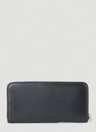 Logo Plaque Wallet in Black