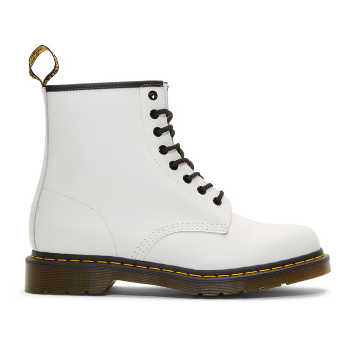 Photo: Dr. Martens White 1460 Boots