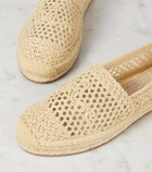 Chloé Isla logo crochet espadrilles