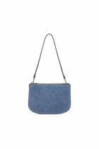 Diesel 1DR Twin-Double-pouch shoulder bag in solarised denim - Shoulder Bags Womens in Blue
