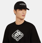 Burberry - Logo-Print Modal and Mesh Baseball Cap - Black