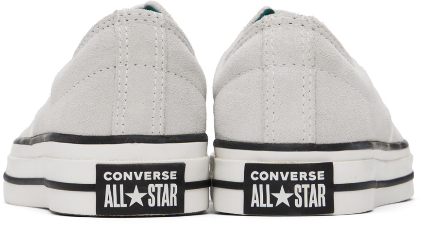 Converse star on sale player grey suede