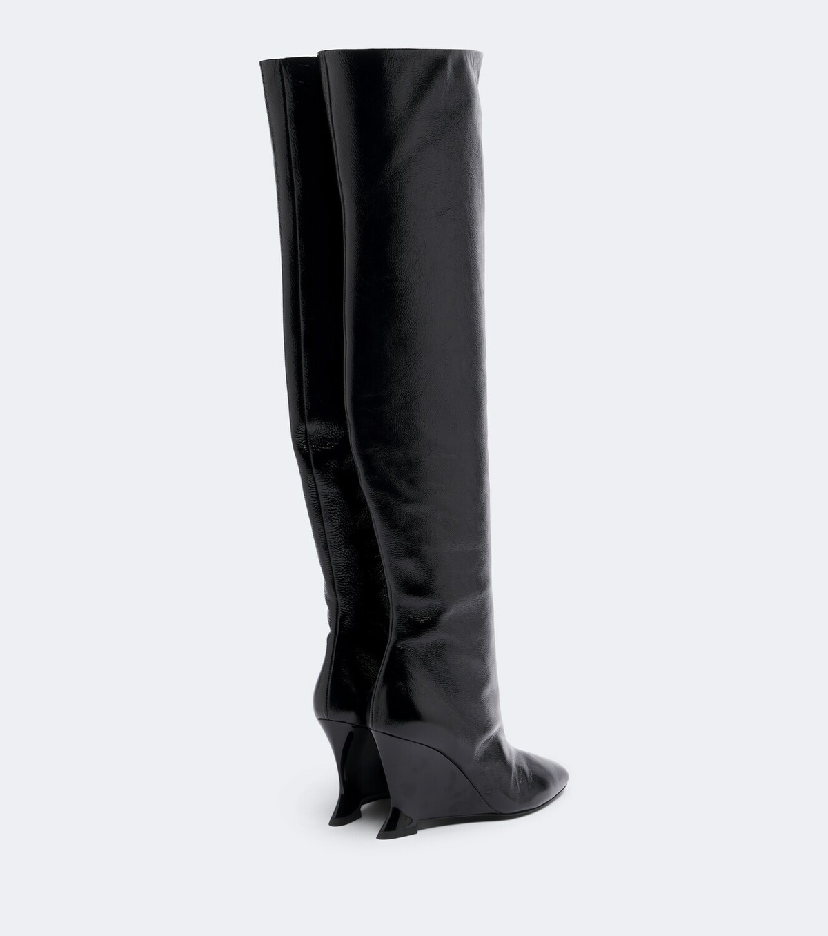 Balmain Leather over-the-knee boots