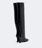 Balmain Leather over-the-knee boots