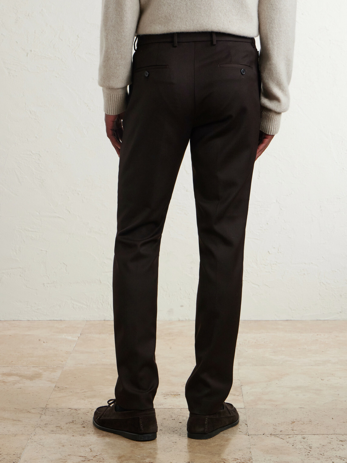 Slowear - Straight-Leg Pleated Woven Suit Trousers - Brown