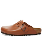 Birkenstock Boston in Ginger Brown Smooth Leather