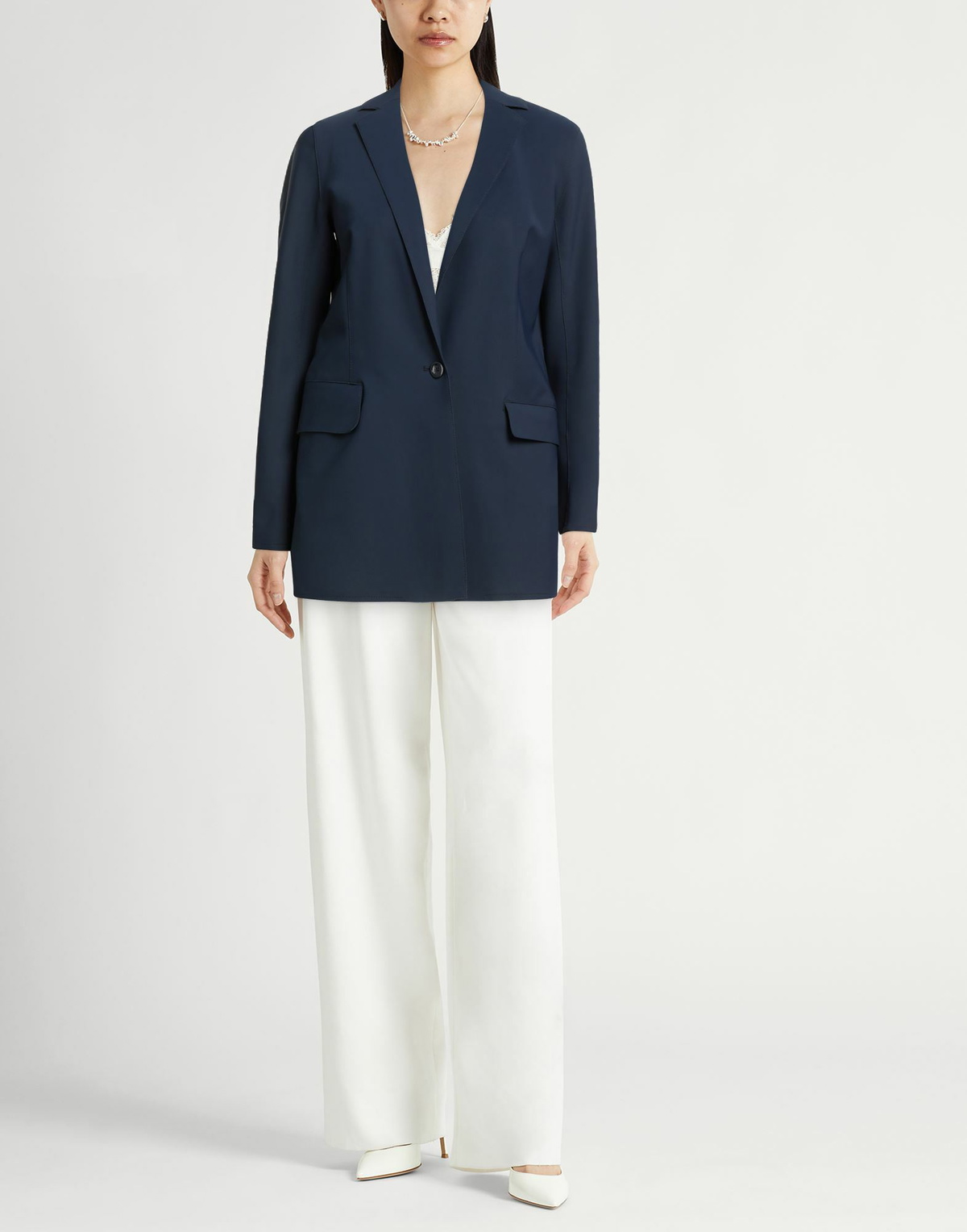 Herno Womens Blazer in Navy