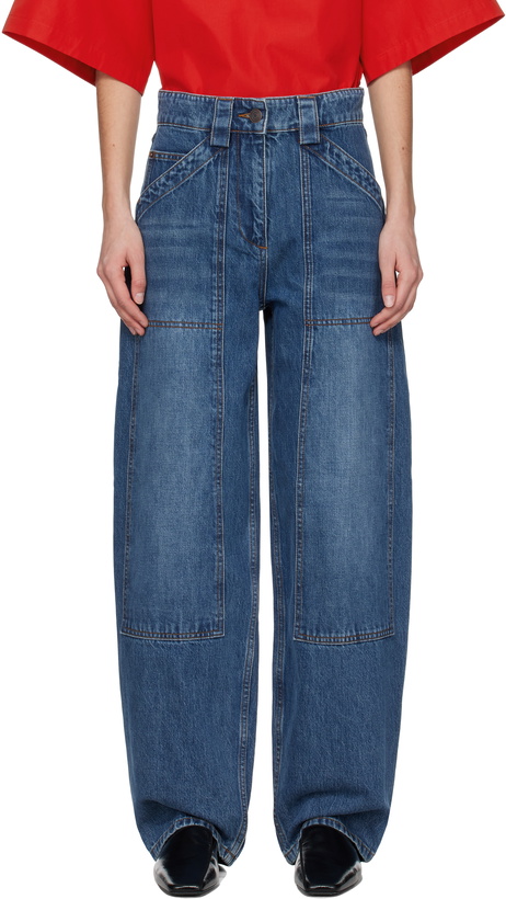 Photo: CO Blue Patch Pocket Jeans