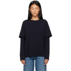AGOLDE Navy Lois T-shirt
