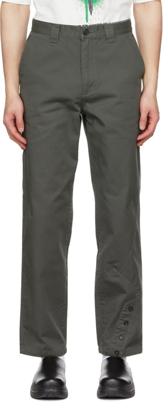Photo: Undercoverism Gray Paneled Trousers