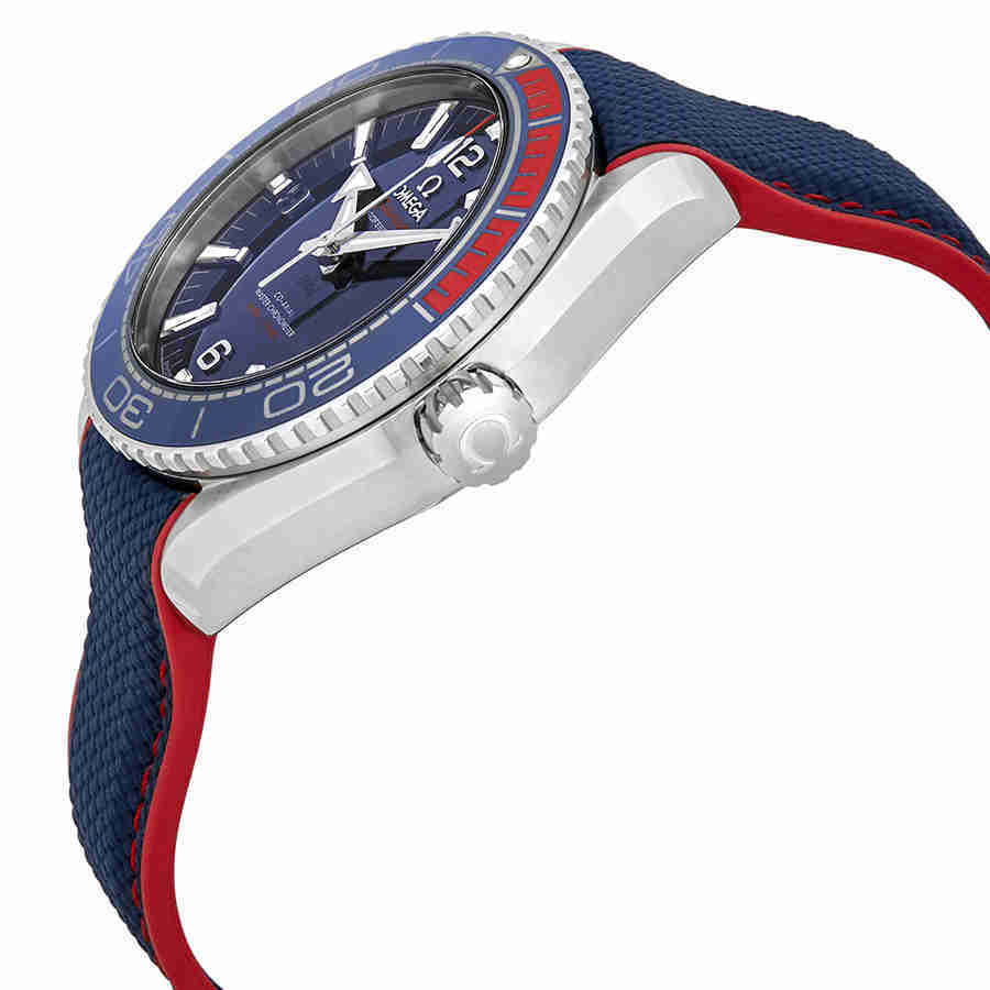 Omega Speciality Olympic Games Pyeongchang 2018 Pepsi Bezel Mens Watch 522.32.44.21.03.001