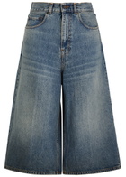 Haikure Belle Wide-leg Denim Culottes Blue 25 (W25 / UK6 / XS)