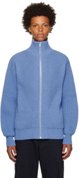 Jil Sander Blue Rib Sweater