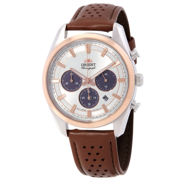 Photo: Orient Contemporary Chronograph White Dial Mens Watch RATX0306S10B