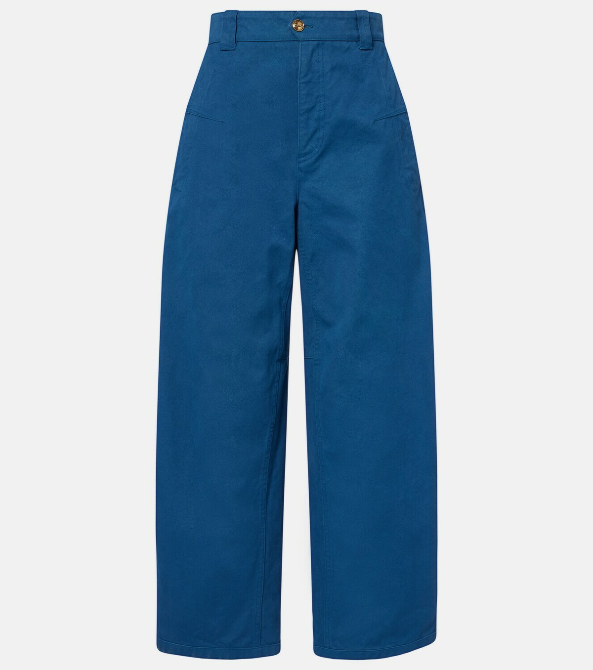 Chloé Cropped barrel-leg pants