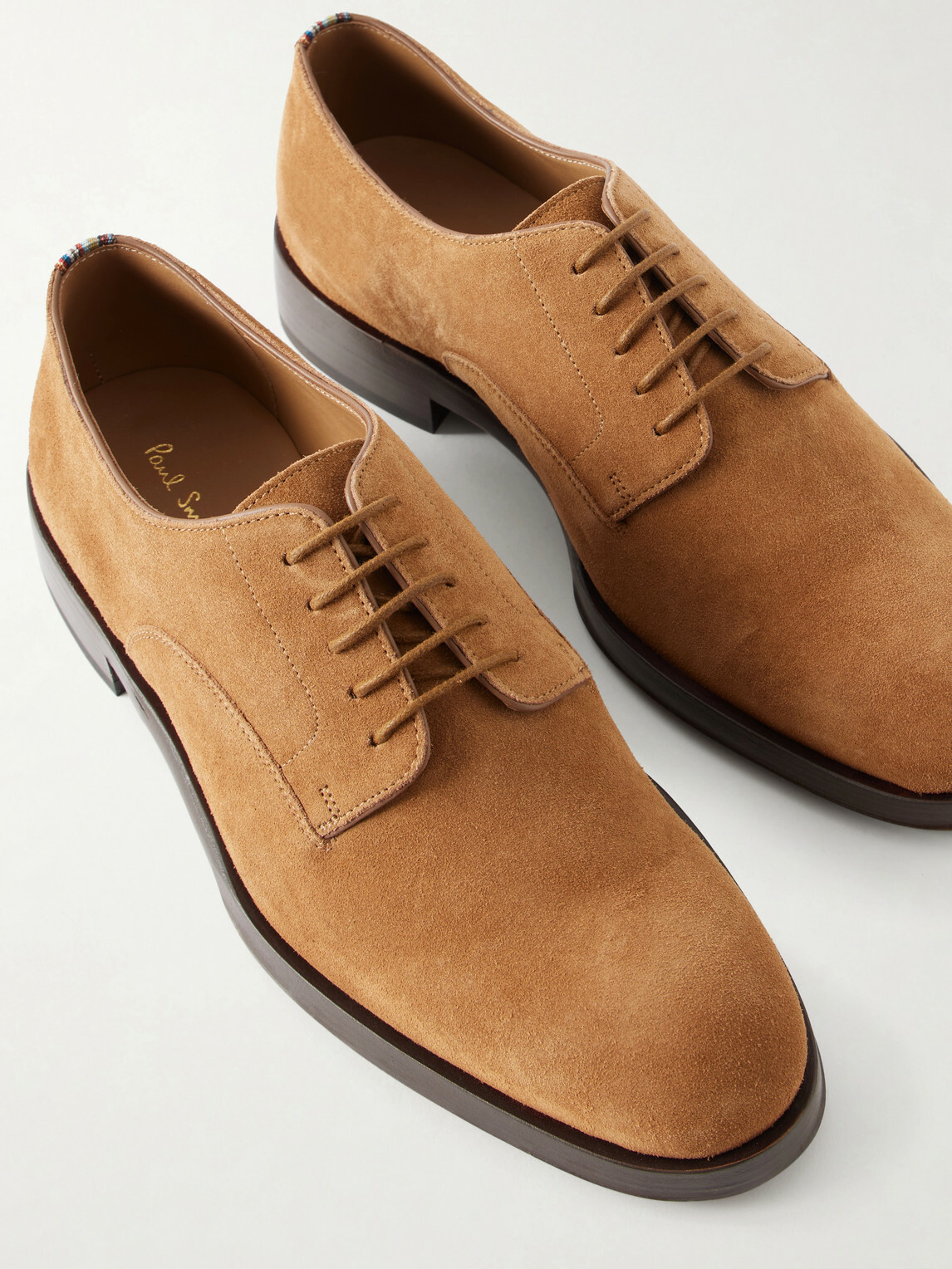 Paul Smith - Jason Suede Derby Shoes - Brown