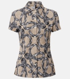 Loewe Paula's Ibiza Anagram cotton-blend shirt