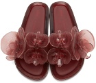 Y/Project Red Melissa Edition Floral Slide Sandals